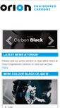 Mobile Screenshot of orioncarbons.com